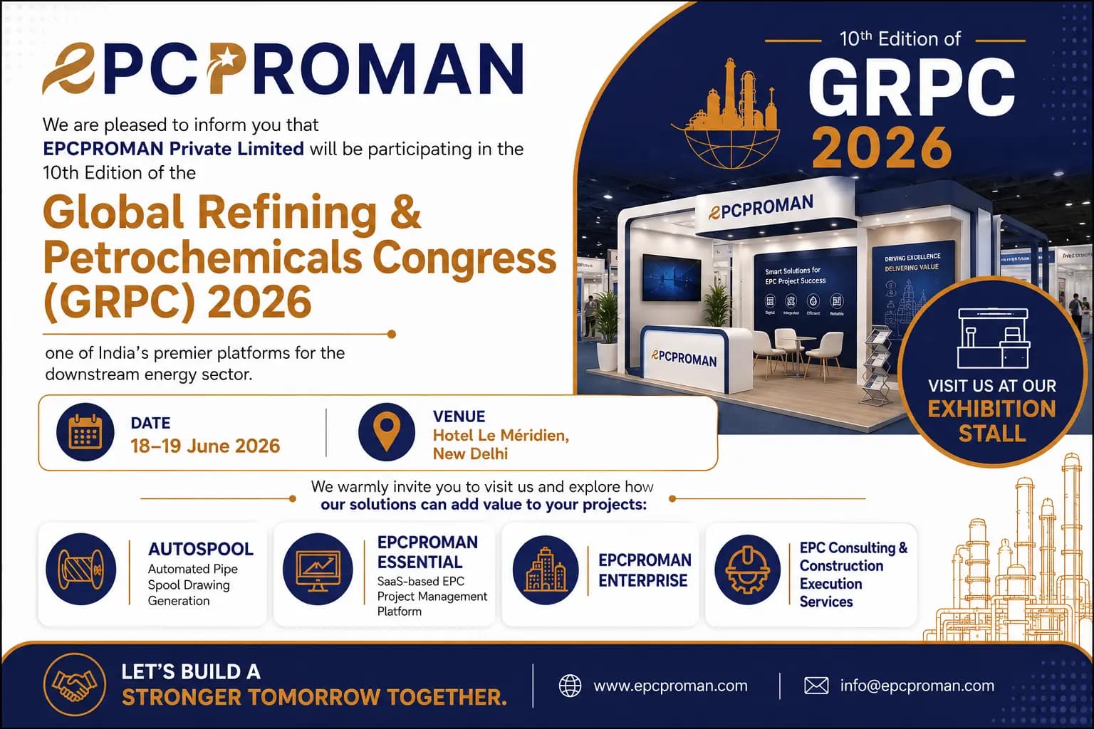 EPCPROMAN to Participate in GRPC 2026